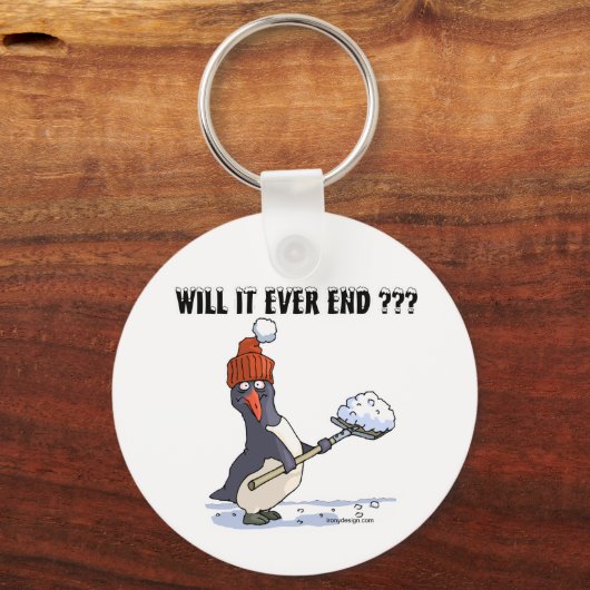 Porte-clés Pingouin à neige (Verso)