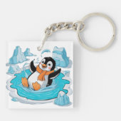 Porte-clés Pingouin dans la glace (Dos)