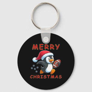 Porte-clés Pingouin de football de Noël