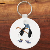 Porte-clés Pingouin de hockey (Recto)