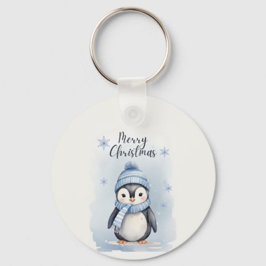 Porte-clés "Pingouin mignon" (Recto)
