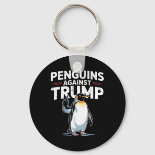 Porte-clés Pingouin palmes vers le haut résiste aux pingouins