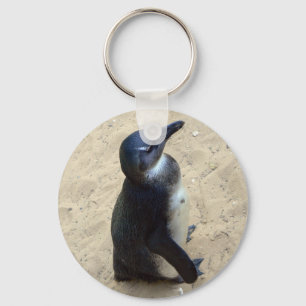 Porte-clés Pingouin sur le sable