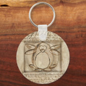 Porte-clés Pingouin vitruvien (Recto)