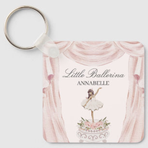 Porte-clés Pink Ballerina Fête d'anniversaire Faveurs