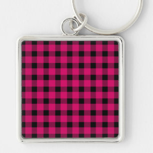 Porte-clés Pink Buffalo Country Lumjack Plaid