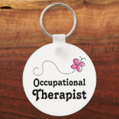 Porte-clés Pink Cute ergothérapeute (Recto)