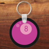 Porte-clés Pink Eighball (Recto)