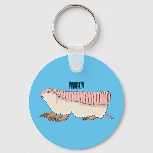 Porte-clés Pink fairy armadillo (Recto)