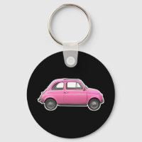 Pink Fiat 500 Cinquecento voiture vintage des anné