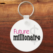 PORTE-CLÉS PINK FUTURE MILLIONAIRE (Recto)