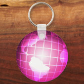 Porte-clés Pink Globe (Recto)