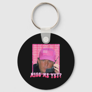 Porte-clés Pink Miss Me Pourtant Drôle Trump 2024 Femme-Chemi