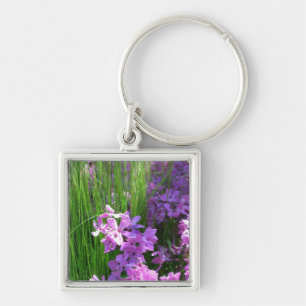 Porte-clés Pink Phlox et Grass été Floral