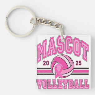 Porte-clés 🏐 💖 Pink Power Volleyball 🎗️