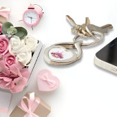 Porte-clés Pink Queen Crown Joyeuse mère jour Porte - clé mét