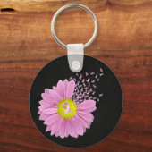 Porte-clés Pink Ribbon Cancer du sein - Sensibilisation de la (Recto)