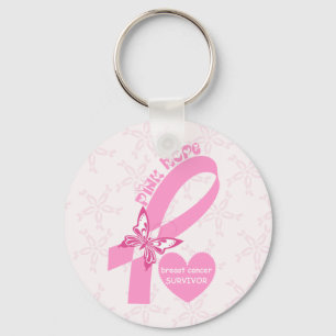 Porte-clés Pink Ribbon Sensibilisation au cancer du sein