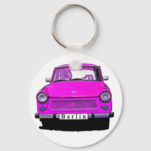 Porte-clés Pink Trabant Car (Recto)