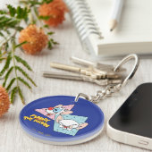 Porte-clés Pinky et le cerveau | Graphiques de caractères rét (Devant droit)