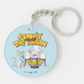 Porte-clés Pinky et le cerveau | Laboratoire (Dos)