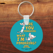 Porte-clés Pinky et le cerveau | Vous Pensez ? (Recto)