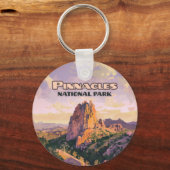 Porte-clés Pinnacles National Park Buttes Californie (Recto)