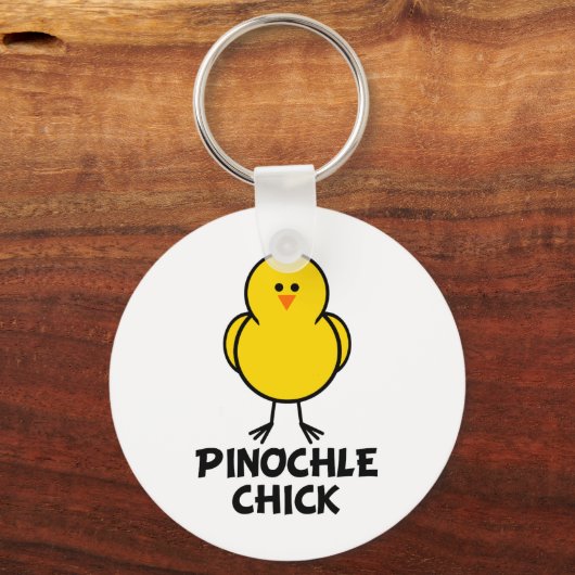 Porte-clés Pinochle Chick (Recto)