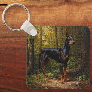 Porte-clés Pinscher Dobermann