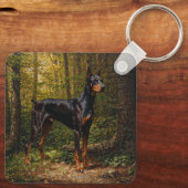 Porte-clés Pinscher Dobermann (Verso)