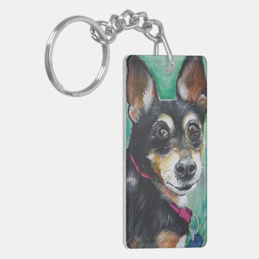 Porte-clés Pinscher miniature (Devant gauche)