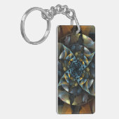 Porte-clés Pinwheel Art Abstrait (Devant gauche)