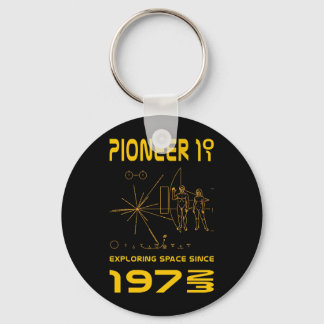Porte-clés Pionnier 10 et 11 | Espace 1972 et 1973 | or