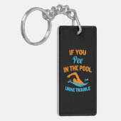 Porte-clés Pipe De Bain Dans La Piscine (Devant gauche)