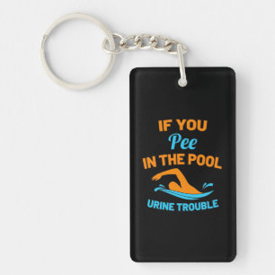 Porte-clés Pipe De Bain Dans La Piscine