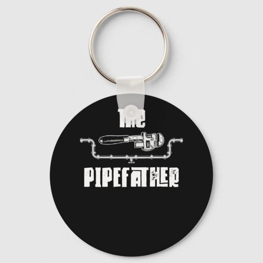 Porte-clés Pipefather - Drôle Plomber Plumber Plumbing (Recto)