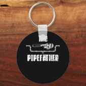 Porte-clés Pipefather - Drôle Plomber Plumber Plumbing (Recto)