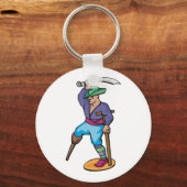 Porte-clés Pirate avec Jambe de Bois et Épée (Recto)