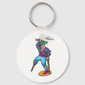 Porte-clés Pirate avec Jambe de Bois et Épée (Verso)