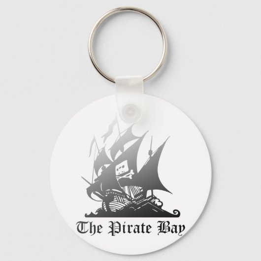 Porte-clés Pirate Bay Grey to Black (Recto)