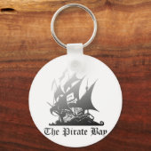 Porte-clés Pirate Bay Grey to Black (Recto)