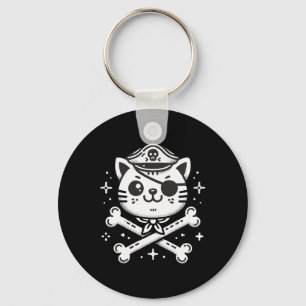 Porte-clés Pirate Cat Pirate Crew Anniversaire