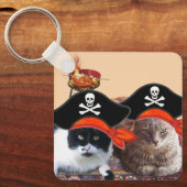 Porte-clés PIRATE CATS, Parlez comme un jour de pirates (Recto)