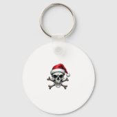 Porte-clés Pirate Christmas Skull & Crossbones Santa Hat. Got (Recto)
