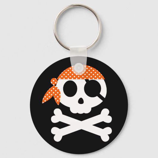 Porte-clés Pirate crâne avec Bandanna (Recto)
