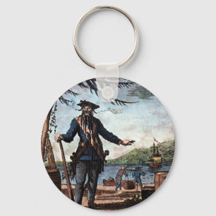 Porte-clés Pirate effrayant Blackbeard !