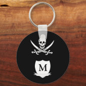 Porte-clés Pirate et monogramme (Recto)