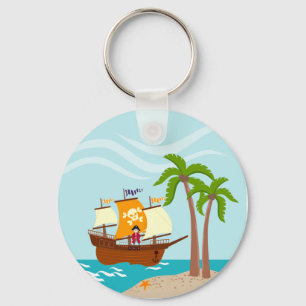 Porte-clés Pirate kid birthday