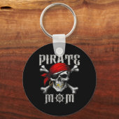 Porte-clés Pirate Maman Jolly roger Drapeau Et Crossbones Crâ (Recto)