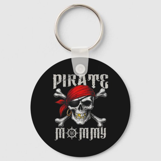 Porte-clés Pirate Mommy Jolly roger Drapeau Et Crossbones Crâ (Recto)